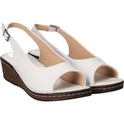 Sandale Femei elegant piele albe