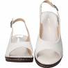Sandale Femei elegant piele albe