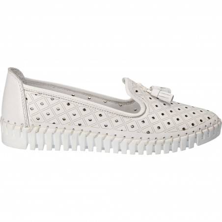 Espadrile Femei piele albi