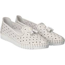 Espadrile Femei piele albi