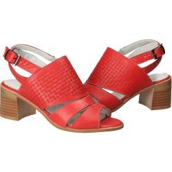 Sandale Femei elegant piele rosii