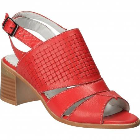 Sandale Femei elegant piele rosii