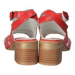 Sandale Femei elegant piele rosii