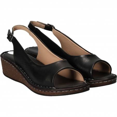 Sandale Femei elegant piele negre