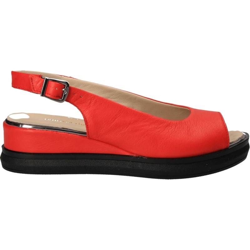 Sandale Femei casual piele rosii Sandale Femei casual piele rosii