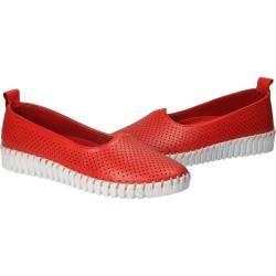 Espadrile Femei piele rosii