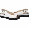 Sandale Femei casual piele albe