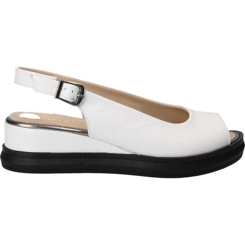 Sandale Femei casual piele albe Sandale Femei casual piele albe