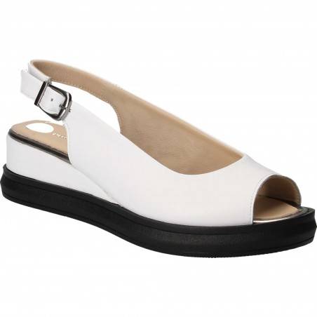 Sandale Femei casual piele albe