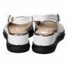 Sandale Femei casual piele albe