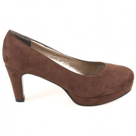 Pantofi de dama, office, culoarea maro