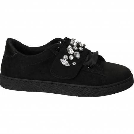Pantofi Femei casual negri cu pietre