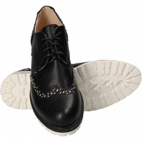 Pantofi Femei Casual Oxford Negri
