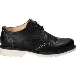 Pantofi Femei Casual Oxford Negri