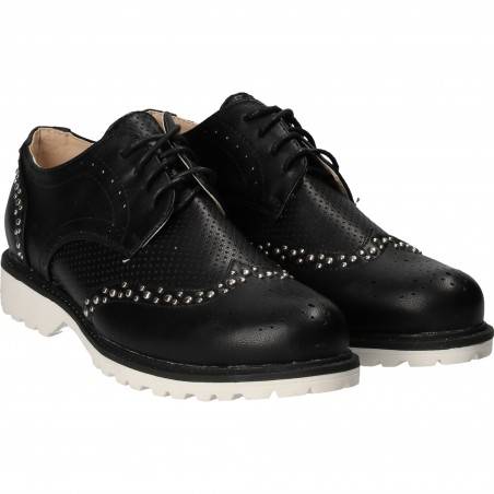 Pantofi Femei Casual Oxford Negri