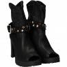 Sandale Femei Inalte Trendy Negre