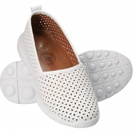 Espadrile Femei Piele Albe