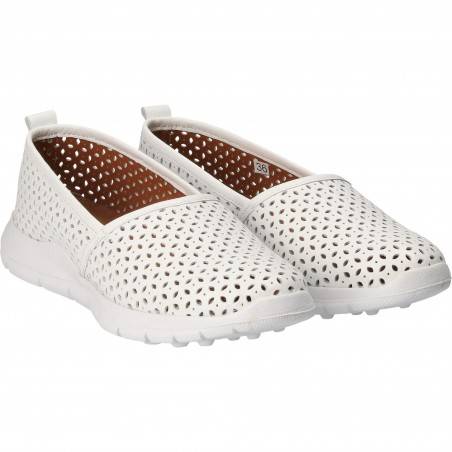 Espadrile Femei Piele Albe