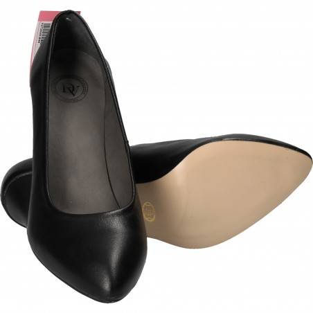 Pantofi Eleganți Piele Negri DA VINCI