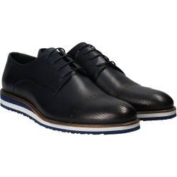 Pantofi Barbati Elegant Piele Albastri DA VINCI