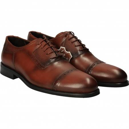 Pantofi Barbati stil Oxford, Eleganti, Piele, DA VINCI