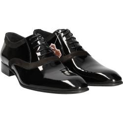 Pantofi Eleganti Barbati Piele Lac Negri DA VINCI