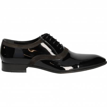 Pantofi Eleganti Barbati Piele Lac Negri DA VINCI