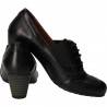 Pantofi Femei Oxford Piele Negri DA VINCI