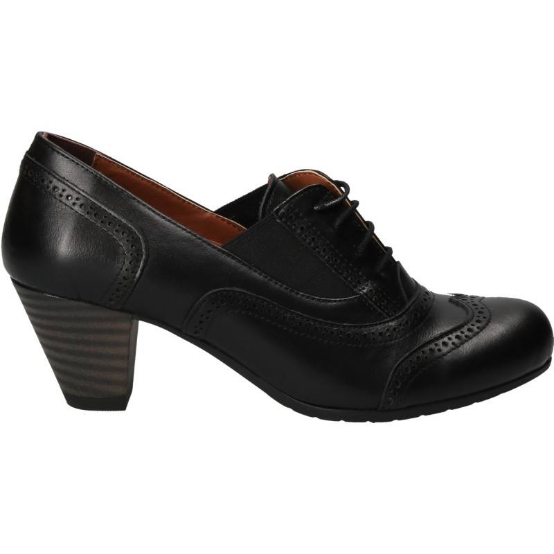 Pantofi Femei Oxford Piele Negri DA VINCI Pantofi Femei Oxford Piele Negri DA VINCI