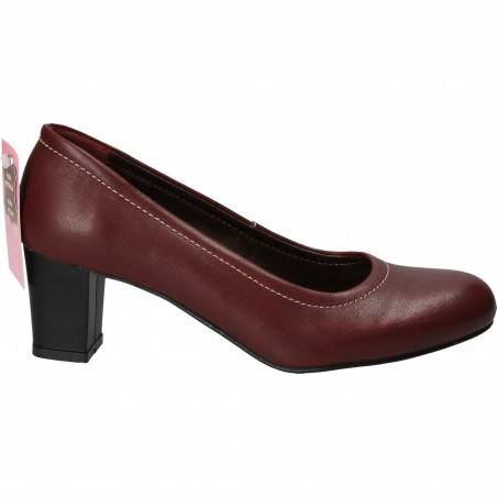 Pantofi Femei Elegant Piele Bordeaux DA VINCI