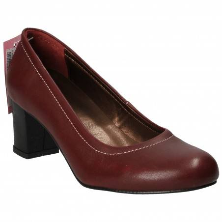 Pantofi Femei Elegant Piele Bordeaux DA VINCI