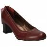 Pantofi Femei Elegant Piele Bordeaux DA VINCI