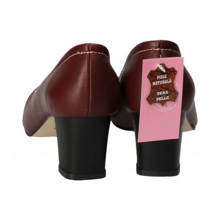 Pantofi Femei Elegant Piele Bordeaux DA VINCI