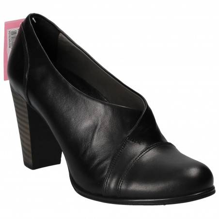 Pantofi Eleganti Femei Piele Negri DA VINCI