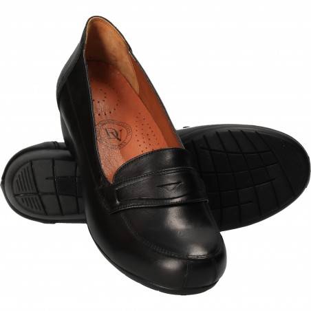 Pantofi Eleganti Femei Piele Negri DA VINCI