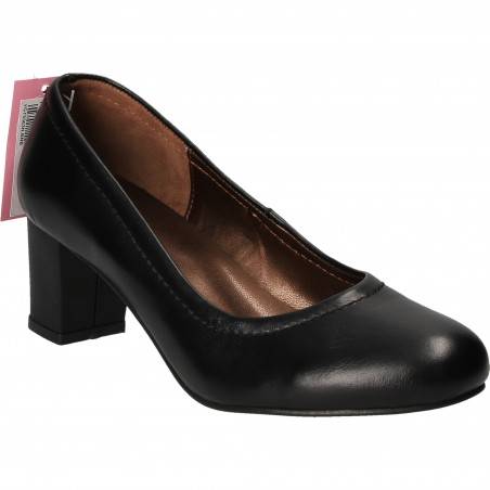 Pantofi Eleganti Femei Piele Negri DA VINCI