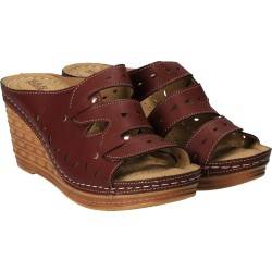 Saboti Femei Casual Bordeaux