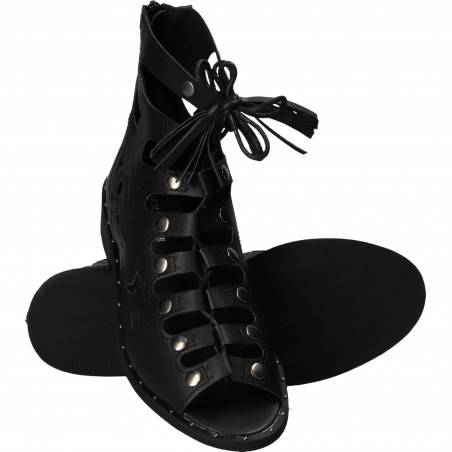 Sandale Femei, casual, piele ecologica negre