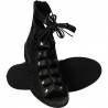 Sandale Femei, casual, piele ecologica negre