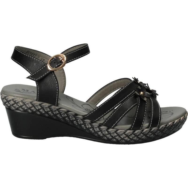 Sandale Femei, casual, piele ecologica negre Sandale Femei, casual, piele ecologica negre