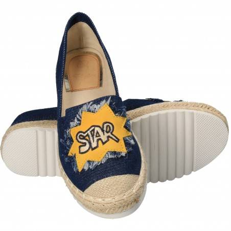 Espadrile Femei Jeans Albastre