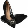 Pantofi Femei, Eleganti, Dame Rose, Negri, din dantela