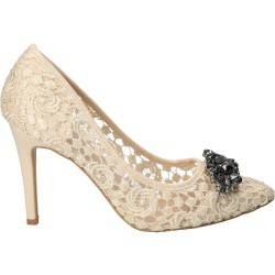 Pantofi din dantela Dame Rose bej