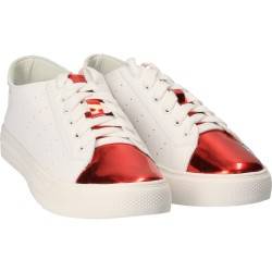 Pantofi albi casual pentru fete, femei, marca Flyfor