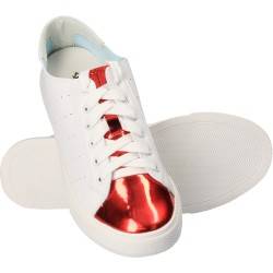 Pantofi albi casual pentru fete, femei, marca Flyfor