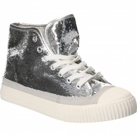 Bascheti glamour pentru femei, fete, culoarea argintie