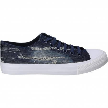 Tenisi barbati, jeans, albastru inchis