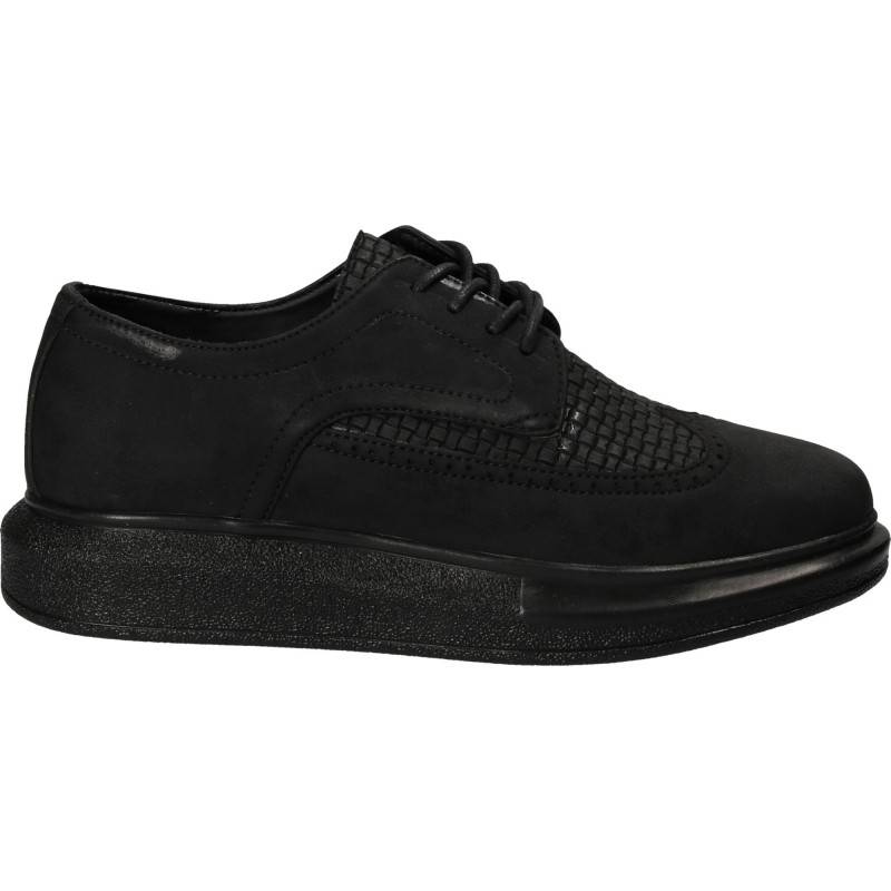 Pantofi casual negri, pentru barbati, marca Patrol Pantofi casual negri, pentru barbati, marca Patrol