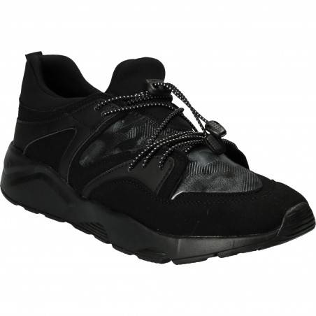 Pantofi sport negri, pentru barbati, marca Masst Coton
