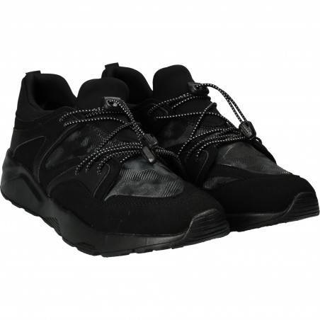 Pantofi sport negri, pentru barbati, marca Masst Coton